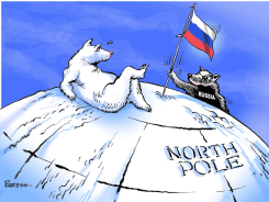 RUSSIA IN NORTH POLE by Paresh Nath