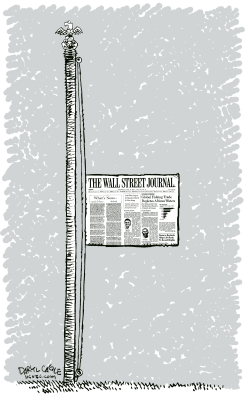 BANDERA DEL WALL STREET JOURNAL by Daryl Cagle