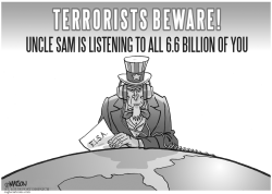 UNCLE SAM IS LISTENING by RJ Matson