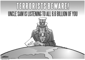 UNCLE SAM IS LISTENING by RJ Matson