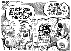 CREDIT CRUNCH by John Darkow