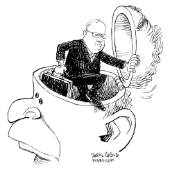 ROVE RESIGNS by Daryl Cagle