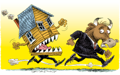 MORTGAGES AND WALL STREET  by Daryl Cagle