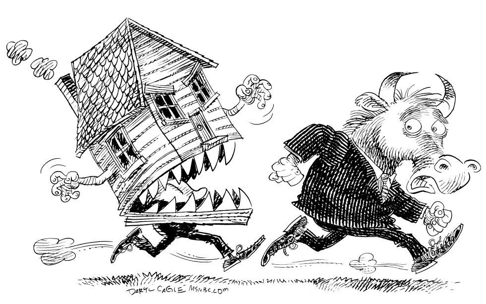  LAS HIPOTECAS Y WALL STREET by Daryl Cagle