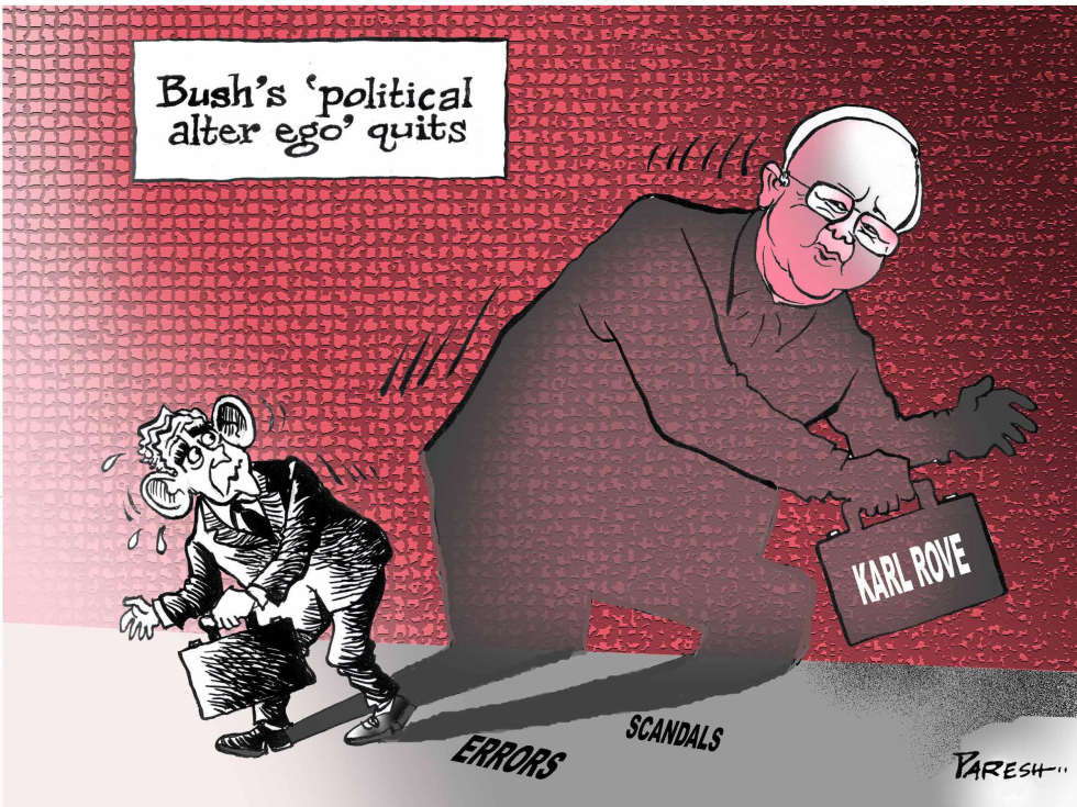  KARL ROVE QUITS by Paresh Nath