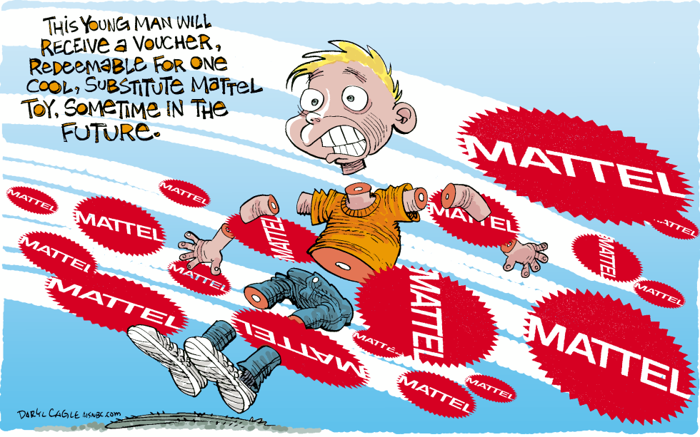  MATTEL BUZZ SAWS  by Daryl Cagle