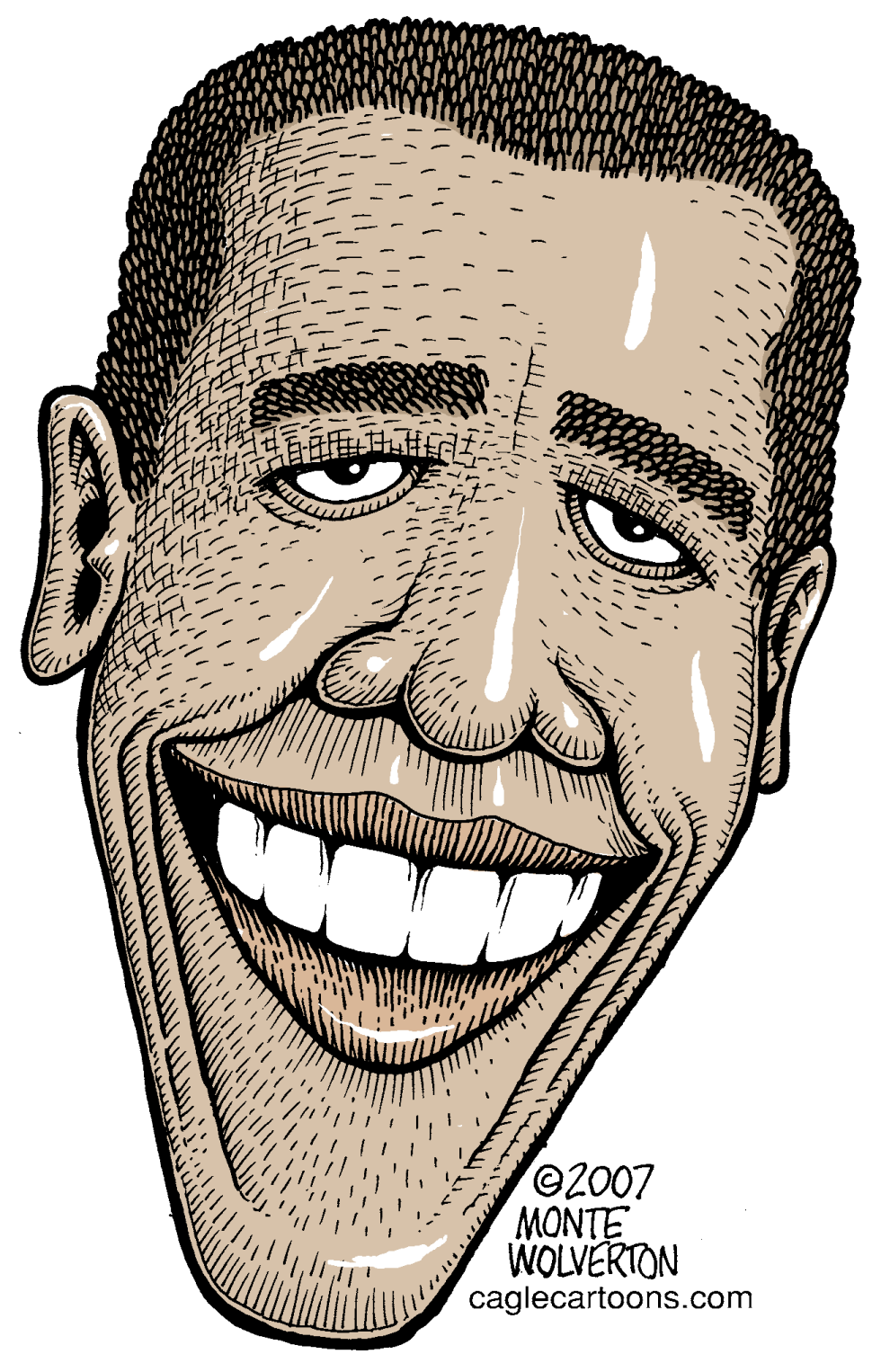  BARACK OBAMA  by Wolverton