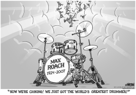 NEW GIG FOR MAX ROACH by RJ Matson