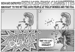 NEW AND IMPROVED REDUCED-RISK CIGARETTES by RJ Matson