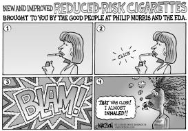 NEW AND IMPROVED REDUCED-RISK CIGARETTES by RJ Matson