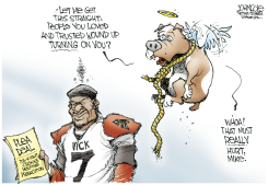 VICK COPS A PLEA by John Cole