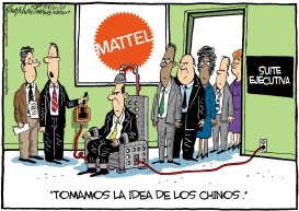 JUGUETES MATTEL  by Bob Englehart