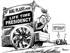 HUGO CHAVEZ'S BIG PLANS by Paresh Nath