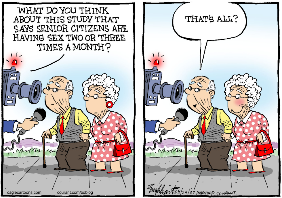  SENIOR CITIZEN SEX by Bob Englehart