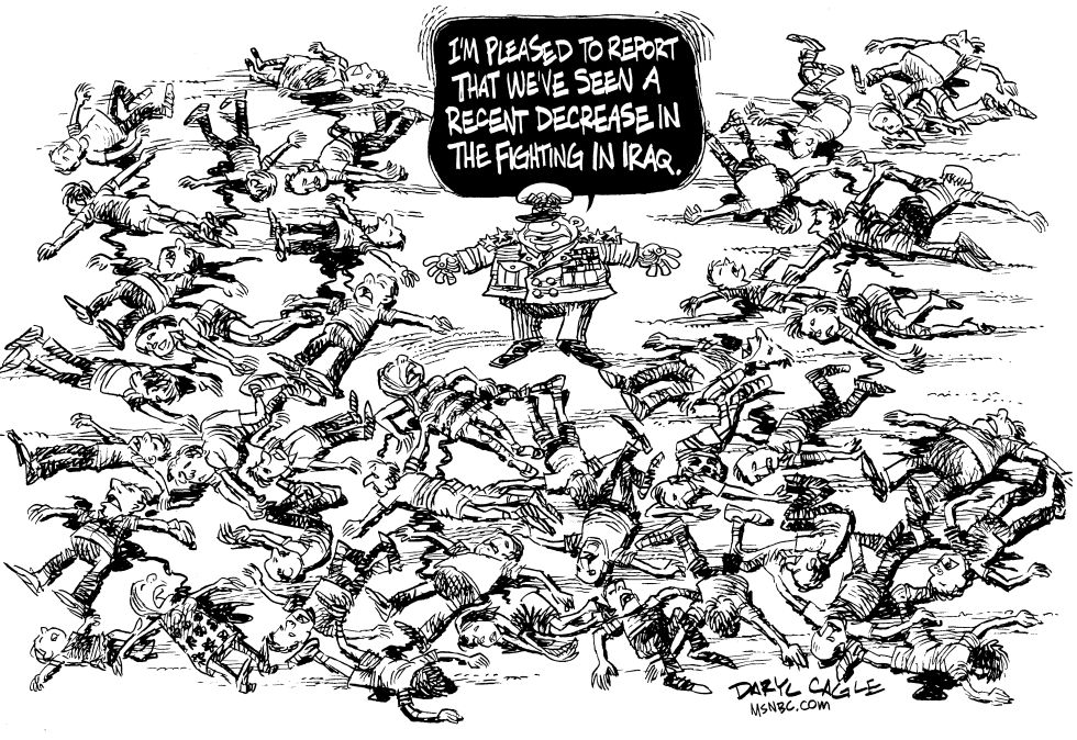  REPORT ON IRAQ by Daryl Cagle