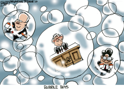 BUSH BUBBLE BOYS  by Pat Bagley