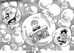 BUSH BUBBLE BOYS by Pat Bagley