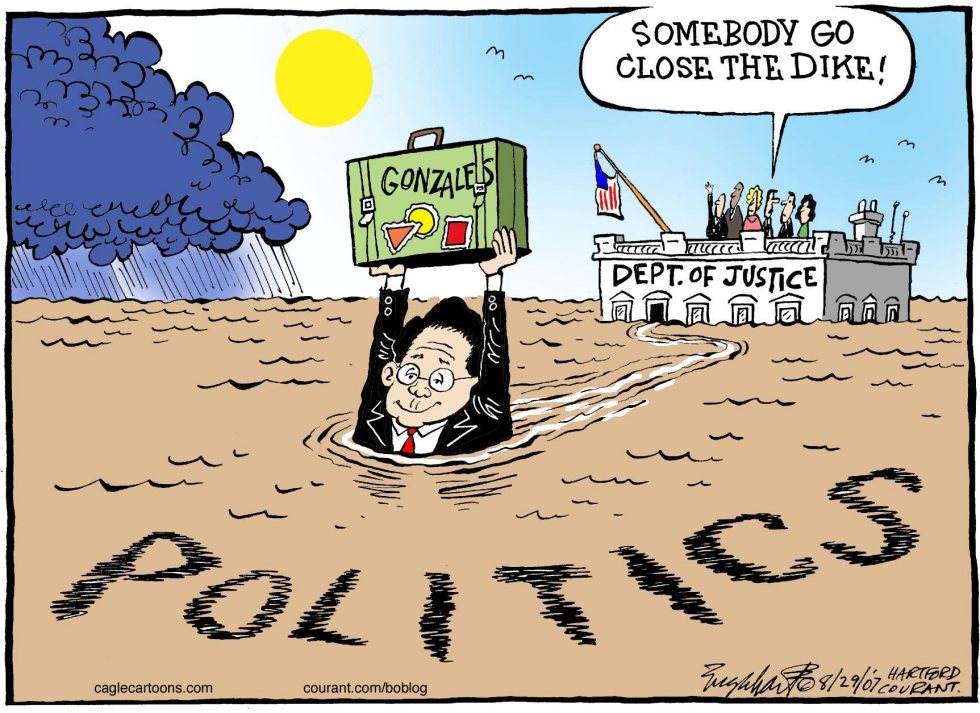  ALBERTO GONZALES by Bob Englehart