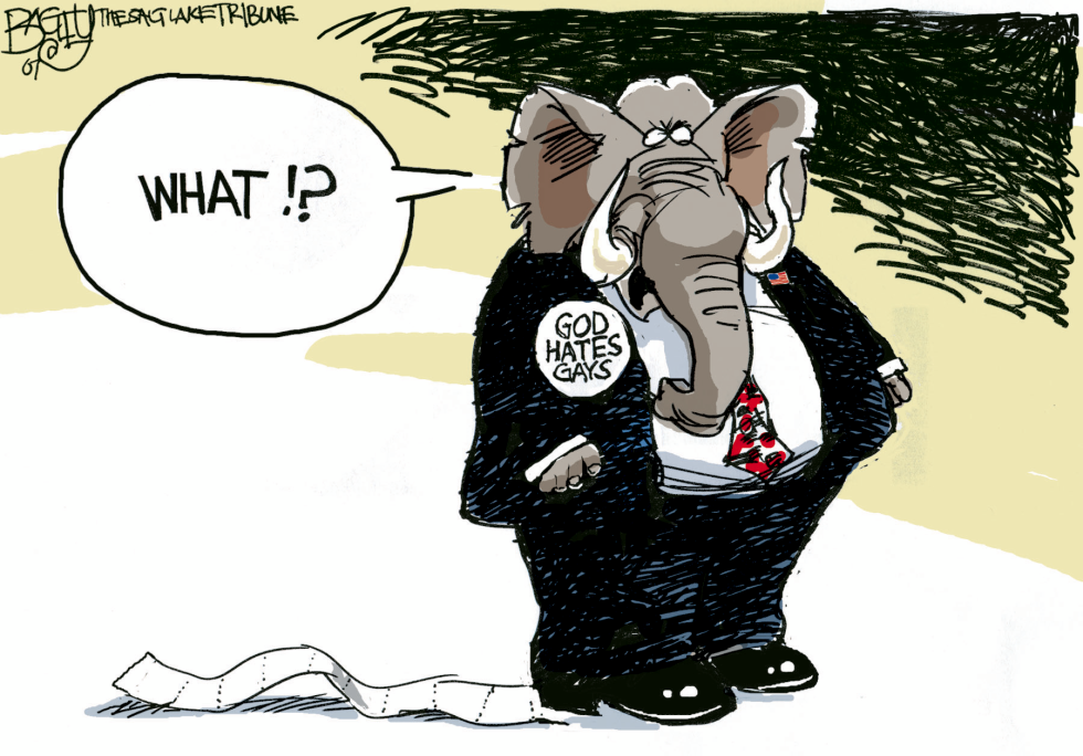  GOP IN THE TOILET by Pat Bagley