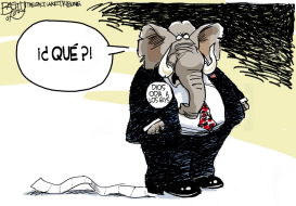 EL GOP EN EL SANITARIO  by Pat Bagley