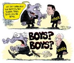 VITTER AND CRAIG  by Daryl Cagle