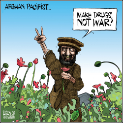 RECORD AFGHAN POPPY PRODUCTION by Aislin