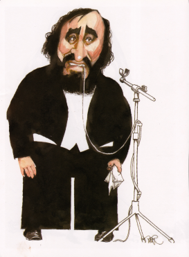 PAVAROTTI SWALLOVED MIC by Riber Hansson