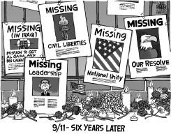 9-11 SIX YEARS LATER by Parker