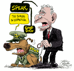 IRAQ REPORT  by Daryl Cagle