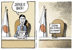 JAPAN WITHOUT A PRIME MINISTER by Patrick Chappatte