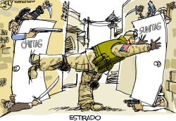 SOLDADO ESTIRADO  by Pat Bagley