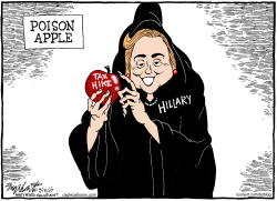 HILLARY CLINTONS HEALTH PLAN by Bob Englehart