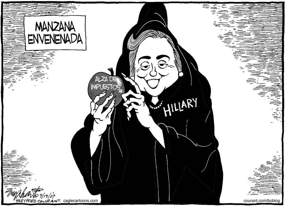  EL PLAN DE SALUD DE HILLARY CLINTON by Bob Englehart