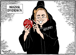 EL PLAN DE SALUD DE HILLARY CLINTON  by Bob Englehart