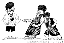 AHMADINEJAD IN NEW YORK by Osmani Simanca