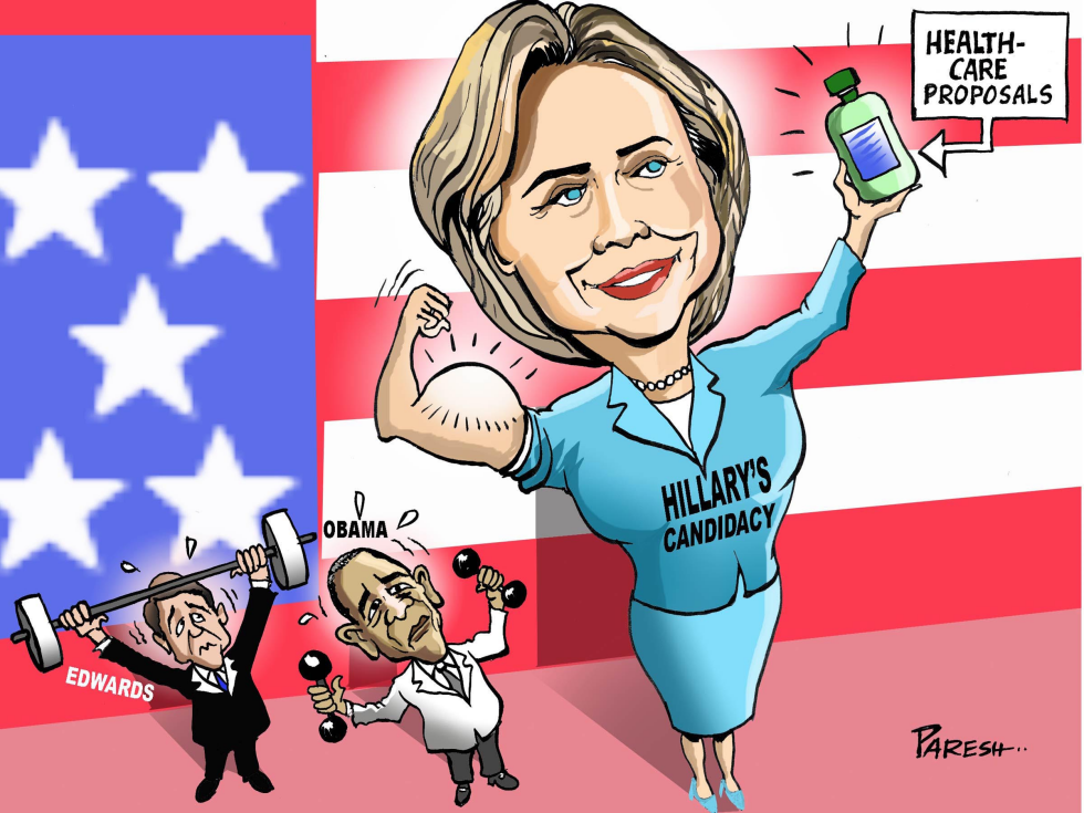  BOOSTING HILLARY'S CANDIDACY by Paresh Nath