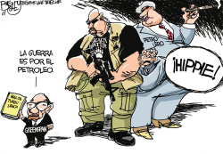 GREENSPAN HABLA  by Pat Bagley