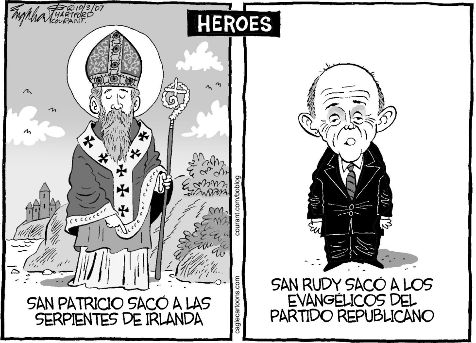  SAN RUDY GIULIANI by Bob Englehart