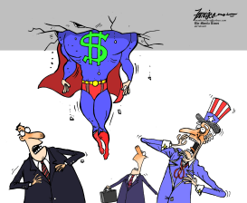 THE DOLLAR IN TROUBLE by Manny Francisco