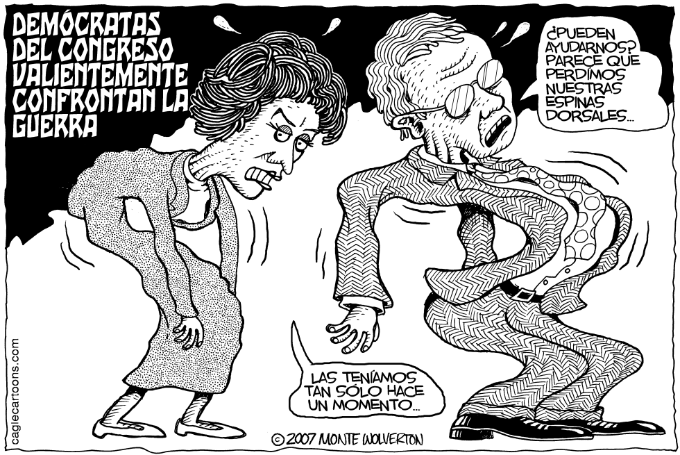  DEMOCRATAS SIN ESPINA DORSAL by Wolverton