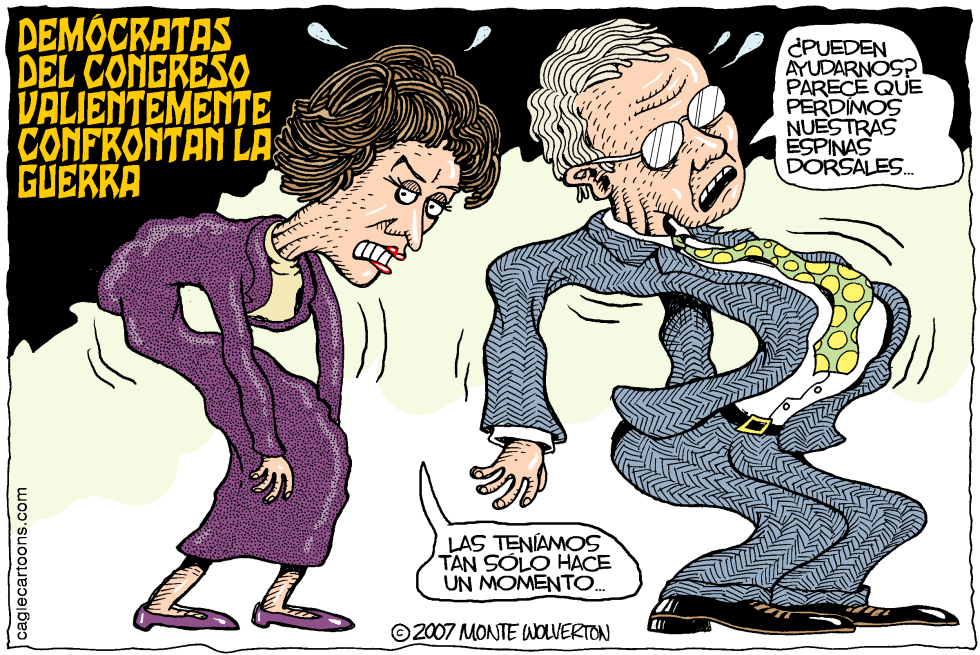  DEMOCRATAS SIN ESPINA DORSAL  by Wolverton