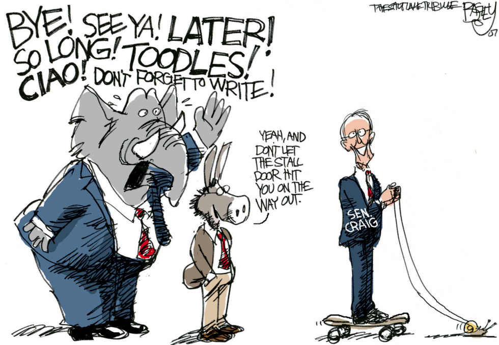  SEN CRAIGS LONG GOODBYE by Pat Bagley