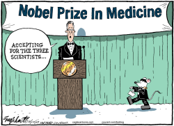 NOBEL PRIZE IN MEDICINE  by Bob Englehart