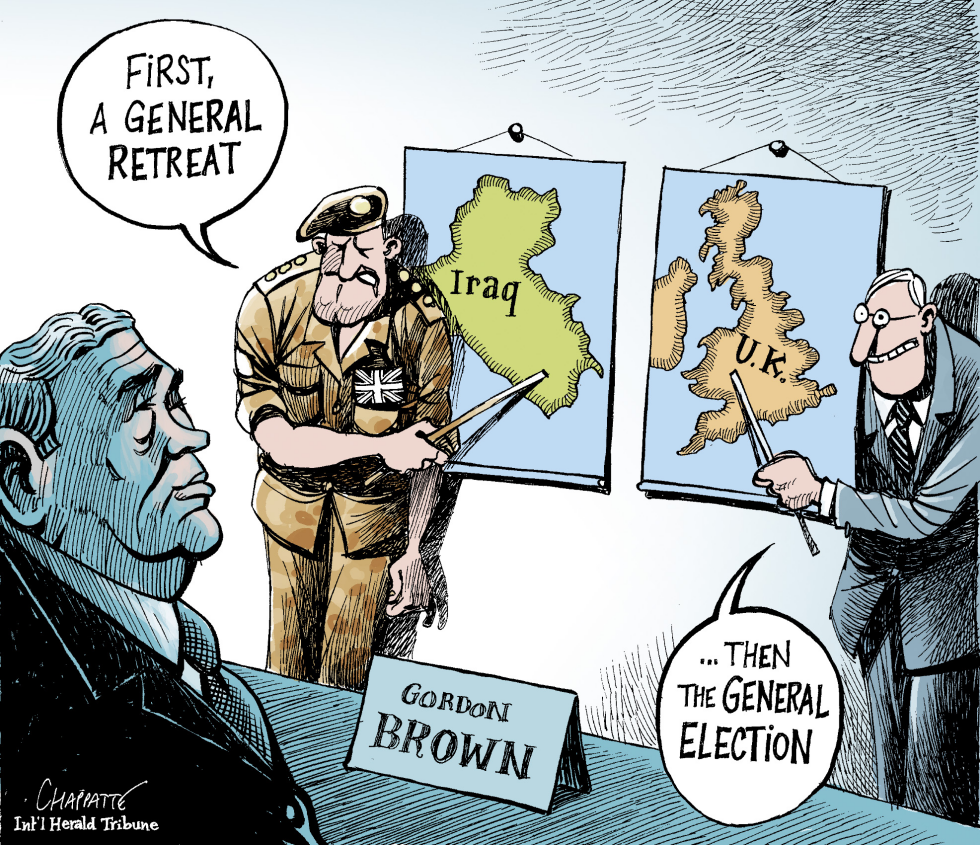  BRITISH STRATEGY FOR IRAQ by Patrick Chappatte