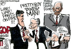 REPUBLICAN DEBATE by Pat Bagley