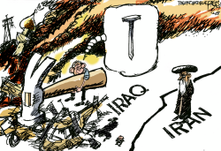 NAILING IRAN by Pat Bagley