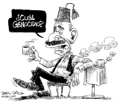 BUSH Y EL GENOCIDIO EN ARMENIA by Daryl Cagle