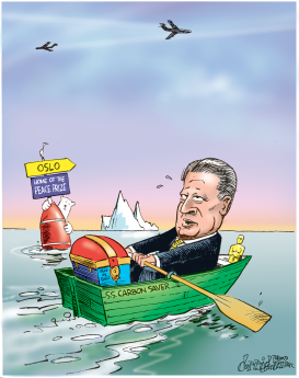 GORE WINS NOBEL PEACE PRIZE by Patrick Corrigan