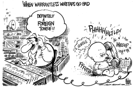 WHEN WARRANTLESS WIRETAPS GO BAD by Mike Lane