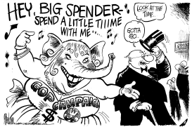 HEY BIG GOP SPENDER by Mike Lane